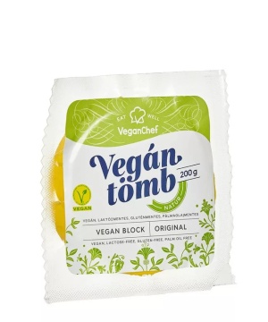 Veganchef vegán tömb natúr 200 g