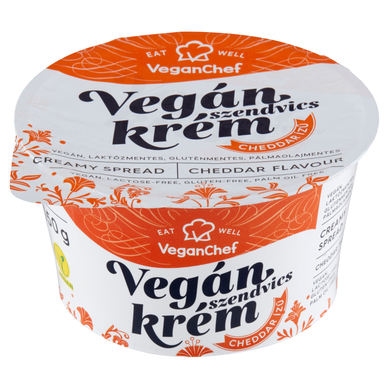 Veganchef kenheto növényi krém cheddar 150 g
