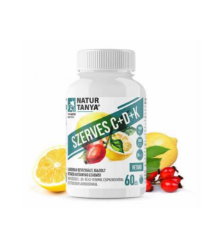 Natur Tanya Szerves C+D+K vitamin 60 db