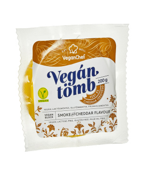 Veganchef vegán tömb füst és cheddar ízű 200 g
