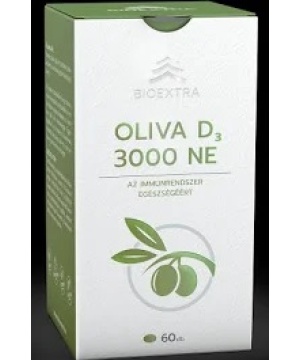 Bioextra oliva d3 3000 NE étrend-kiegészítő lágyzselatin kapszula 60 db