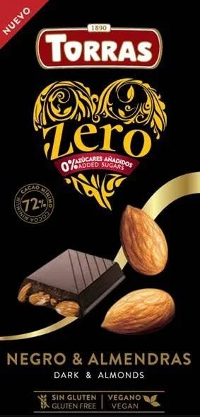 Torras zero tejcsokoládé hozzáadott cukor nélkül mandulával 150 g
