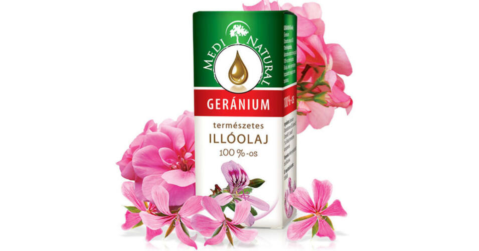 Medinatural geránium 100% illóolaj 10 ml