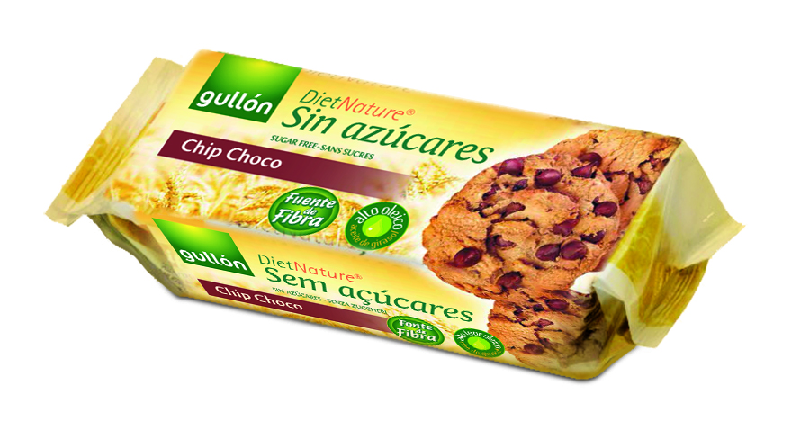 Gullón keksz chip choco csokidarabos édesítőszerrel 125 g