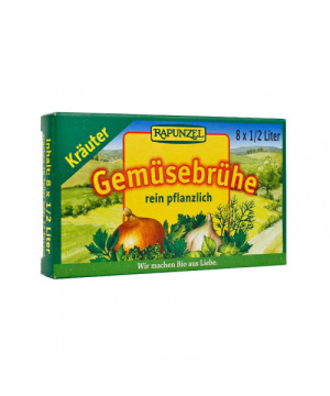 Rapunzel bio zöldségleveskocka fűszeres 84 g