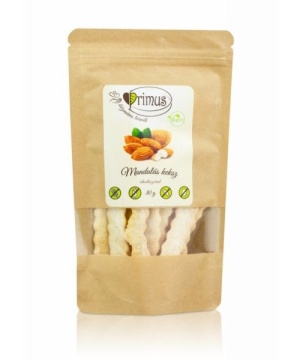 Primus vegán mandulás keksz 80 g