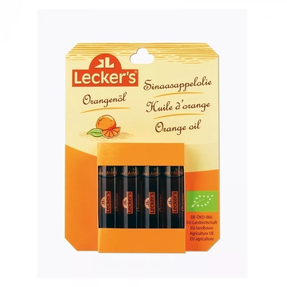 Leckers bio narancsolaj /étkezési/4x2 ml 8 ml