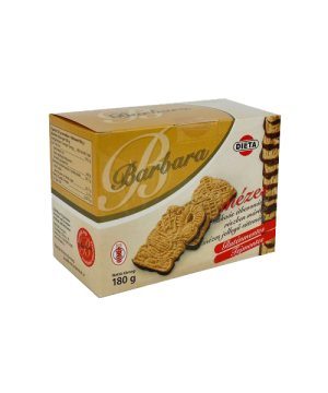 Barbara gluténmentes mézes sütemény étcsokis 180 g