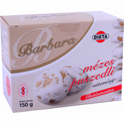 Barbara gluténmentes mézes puszedli 150 g