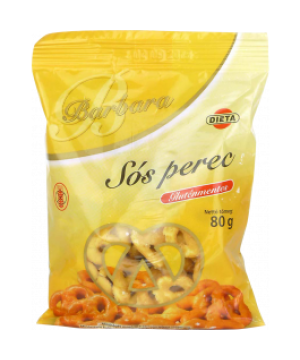 Barbara gluténmentes sós perec 80 g