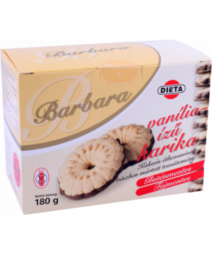 Barbara gluténmentes vaníliás karika 180 g