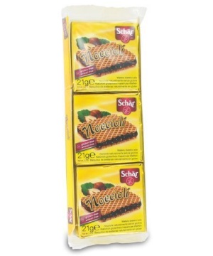 Schar gluténmentes noccioli töltött keksz 63 g