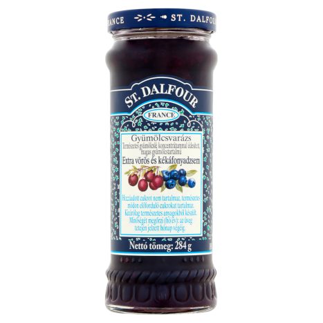 St.dalfour lekvár vörös+kék áfonya 284 g