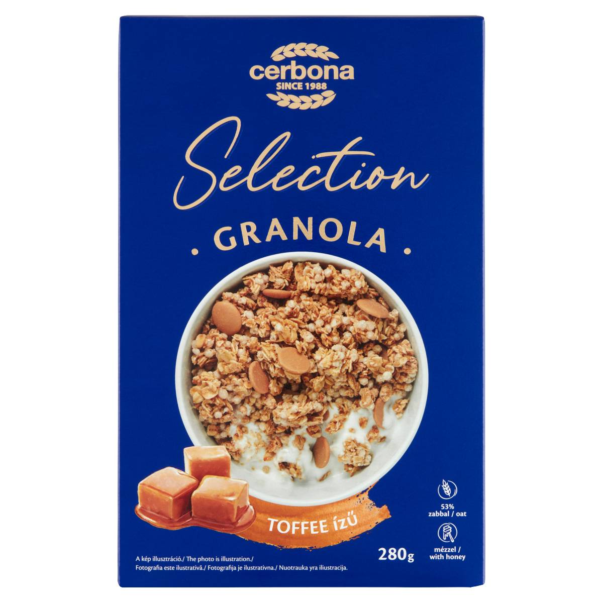Cerbona müzli toffee 280 g