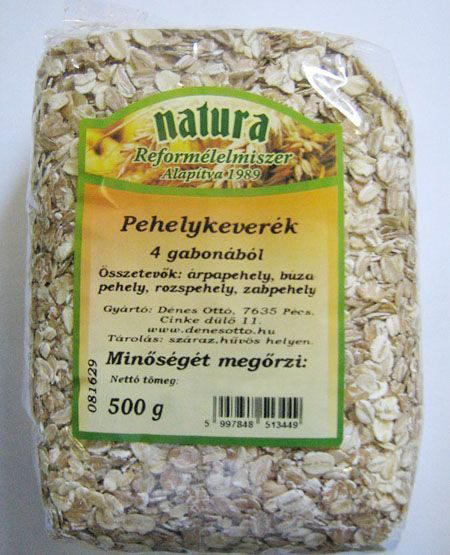 Natura pehelykeverék 4 gabonából 500 g