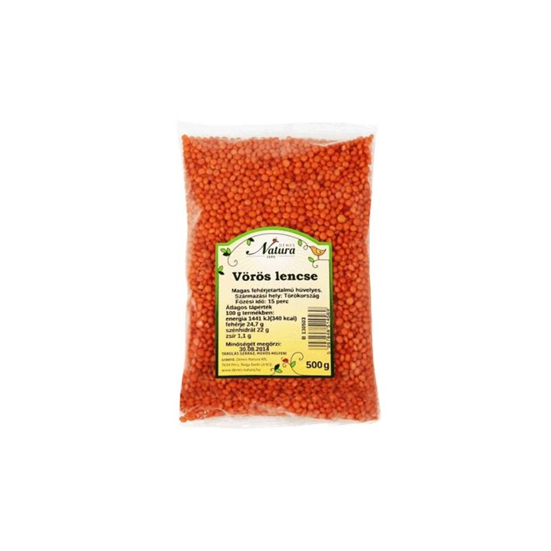 Natura vöröslencse 500 g