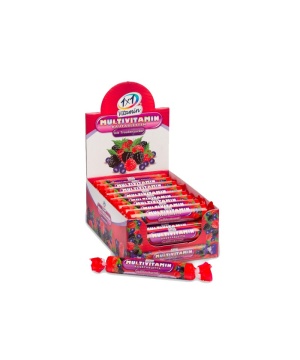 1x1 vitaday multivitamin rágótabletta szőlőcukorral erdei 17 db