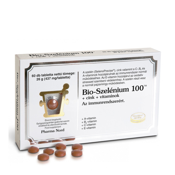 Bio-Szelénium 100+cink+vitaminok tabletta 60 db