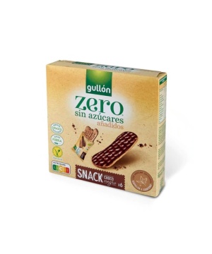 Gullón snack zero étcsokoládés szelet 6x25g 150 g
