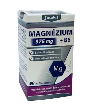 Jutavit magnézium 375mg+b6 vitamin filmtabletta 60 db