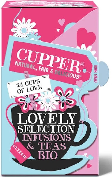 Cupper bio lovely selection válogatás teák 24 db 43 g