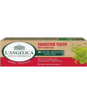 Langelica herbal fogkrém sensitive teeth matcha 75 ml