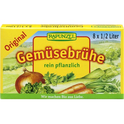 Rapunzel bio zöldségleveskocka originál 8 db