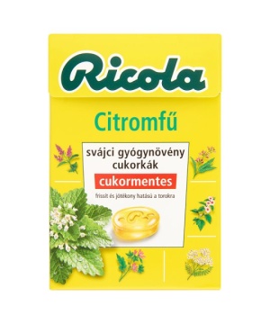 Ricola cukorka citromfű 40 g