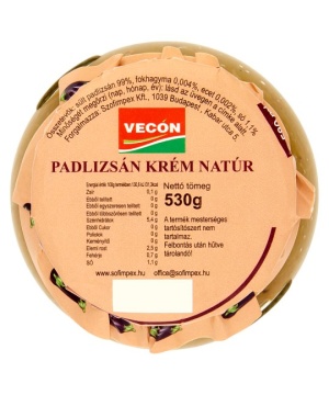 Vecon padlizsán krém natúr 530 g