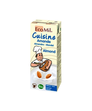 Ecomil bio növényi mandula tejszín 200 ml