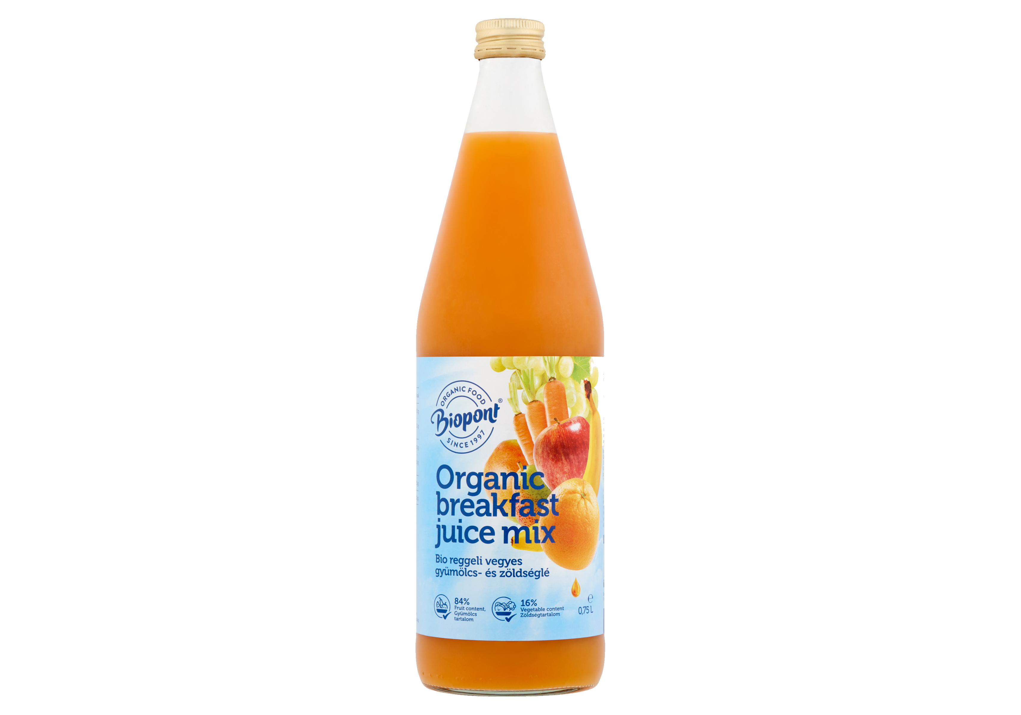 Biopont bio reggeli gyümölcslé répával 750 ml