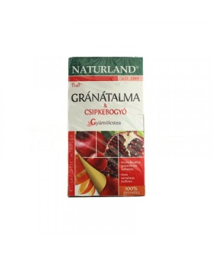 Naturland gyümölcstea gránátalma-csipke 20x2g 40 g