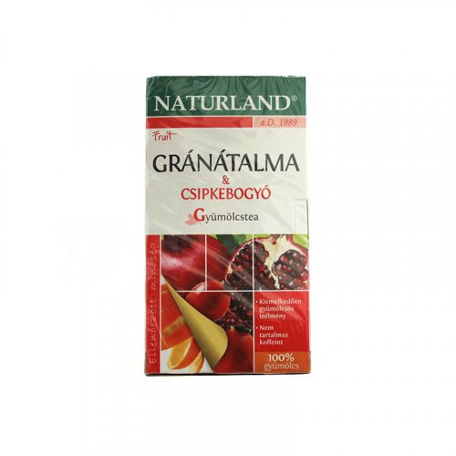 Naturland gyümölcstea gránátalma-csipke 20x2g 40 g