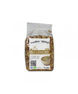 Greenmark bio lencse zöld 500 g