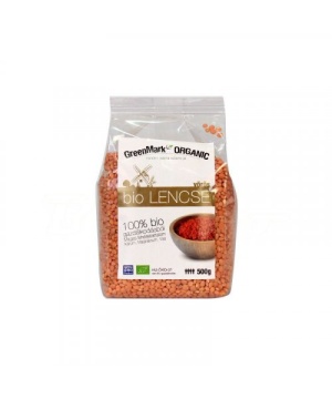 Greenmark bio lencse vörös 500 g