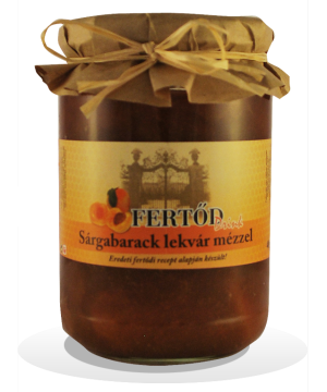 Fertődi sárgabarack lekvár cukorral és mézzel 400 g