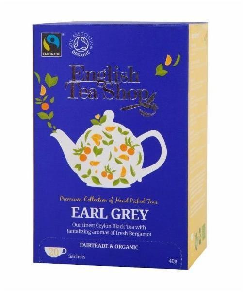 Ets bio earl grey tea 20x2g 40 g