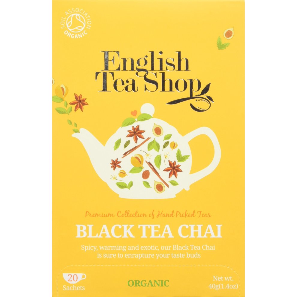 Ets bio fekete tea chai 20x2g 40 g