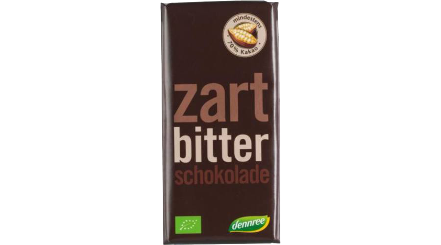 Dennree bio étcsokoládé 100 g