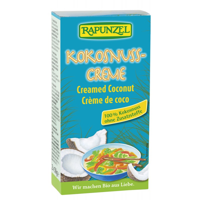 Rapunzel bio kókuszkrém 2x50g 100 g