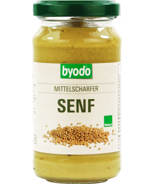 Byodo bio enyhén csípős mustár 200 ml