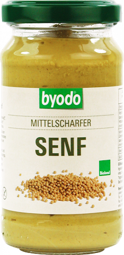 Byodo bio enyhén csípős mustár 200 ml