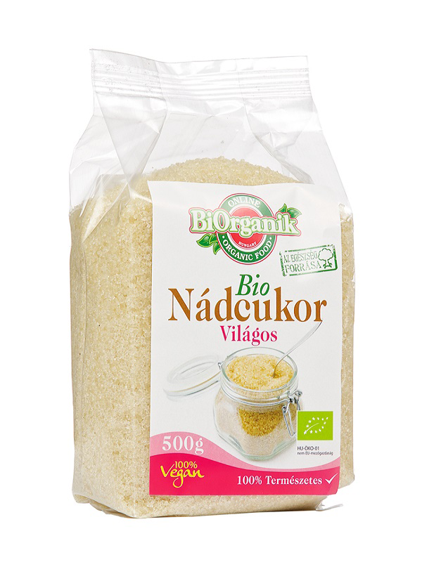 Biorganik bio nádcukor világos 500 g