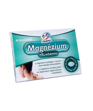 1x1 vitaday magnézium+b6-vitamin filmtabletta 30 db
