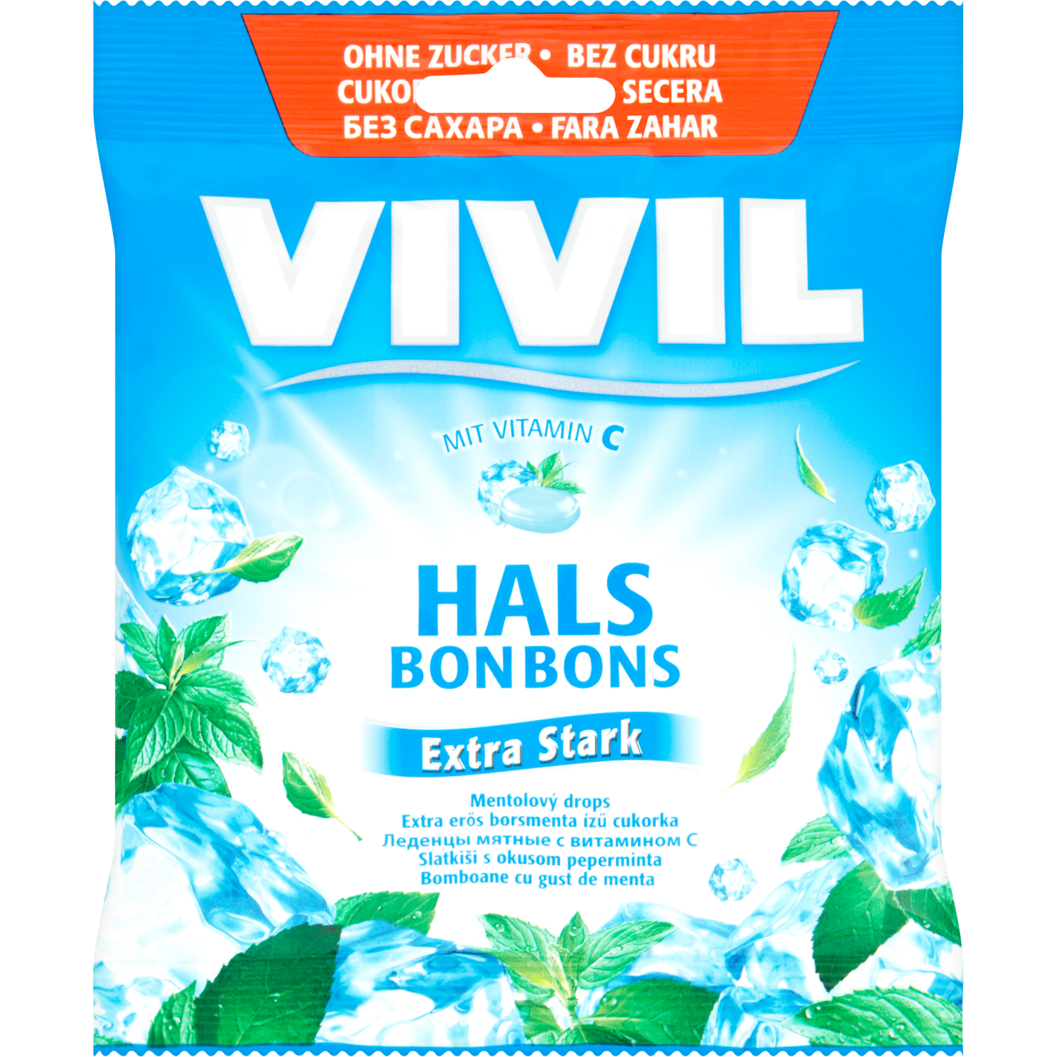 Vivil extra erős borsmentás cukorka 60 g