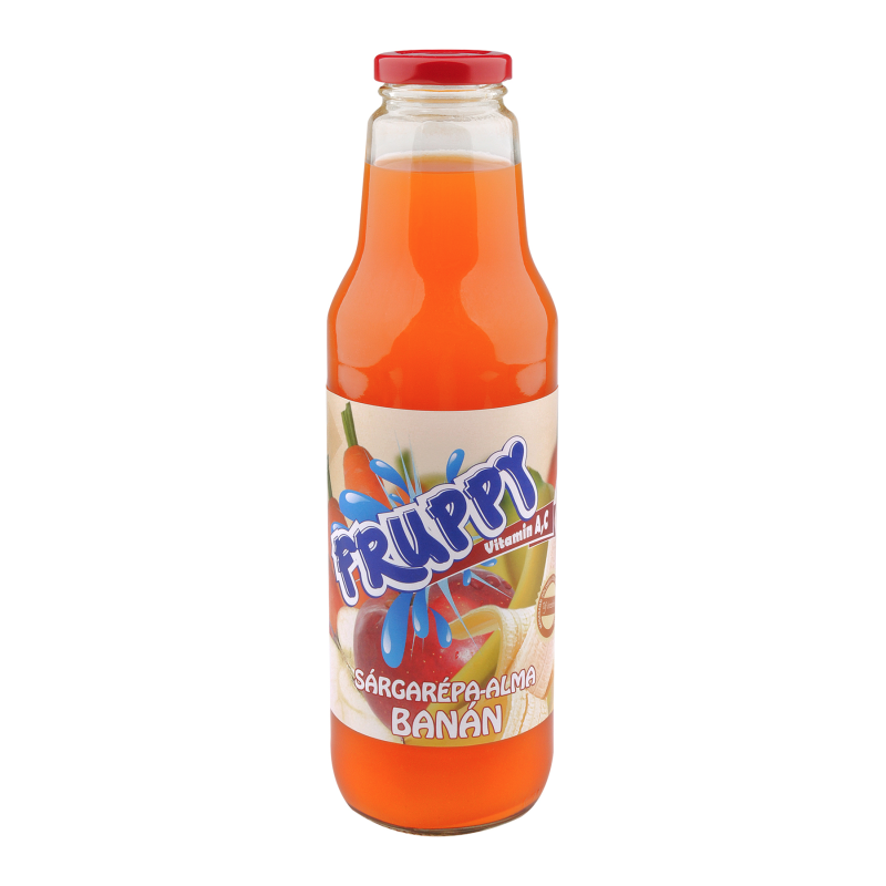 Fruppy ital banán-répa-alma 750 ml