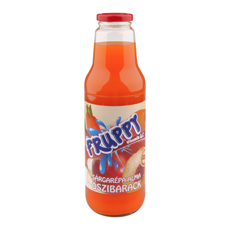 Fruppy ital őszibarack-répa-alma 750 ml