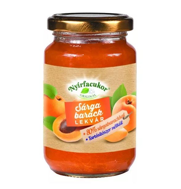Nyírfacukor prémium sárgabarack lekvár 230 g