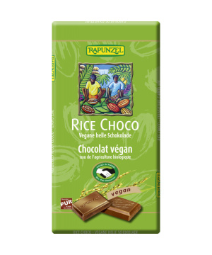 Rapunzel bio rizstejes csokoládé vegán 100 g