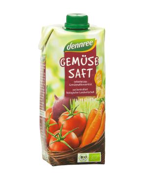 Dennree bio vegyes zöldséglé 500 ml
